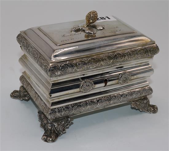 Silver casket